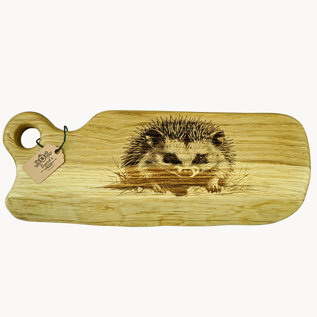 Oak Charcuterie Board | Hedgehog Engraved