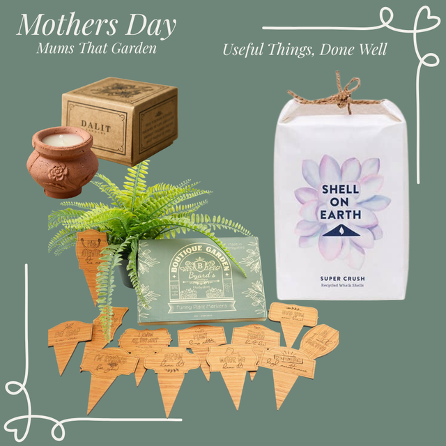 Mums That Garden | Garden Gift Set with Plant Signs & Tealight
