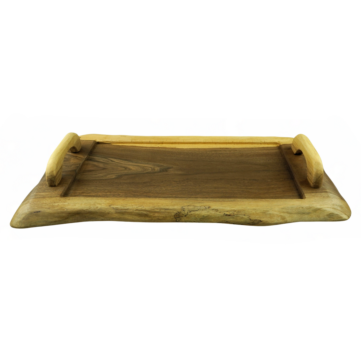 Walnut Tray with walnut feature handles
