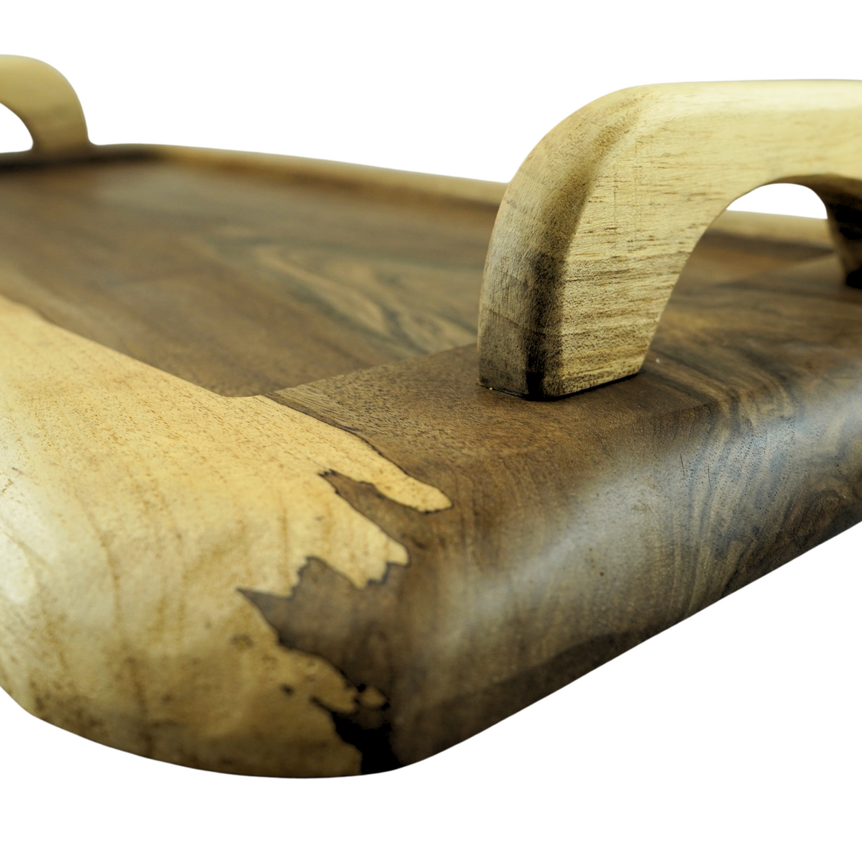 Walnut Tray with walnut feature handles
