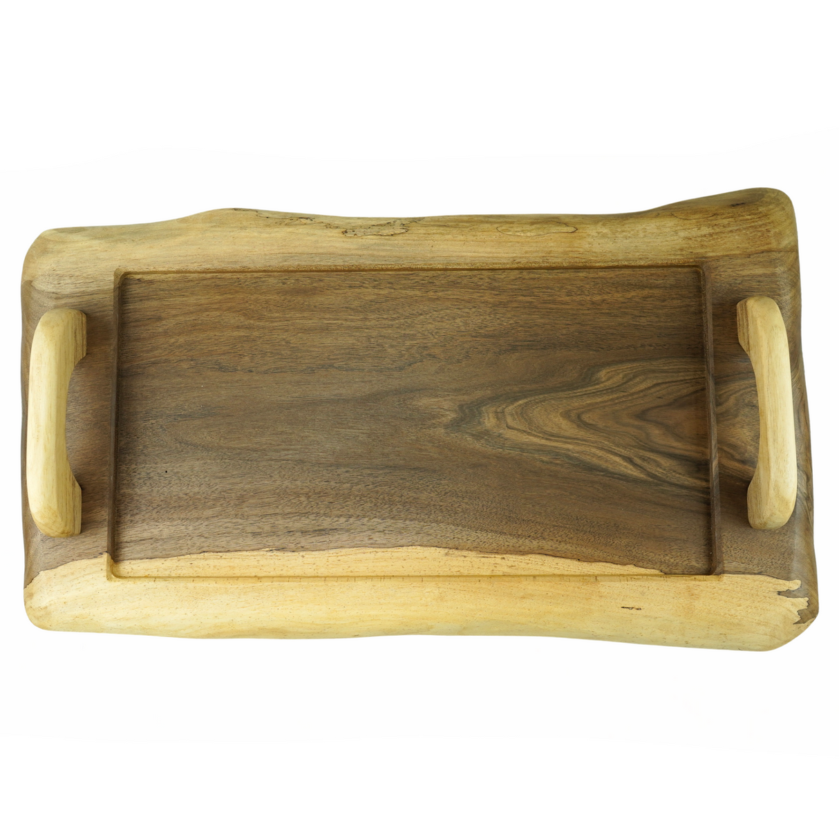 Walnut Tray with walnut feature handles