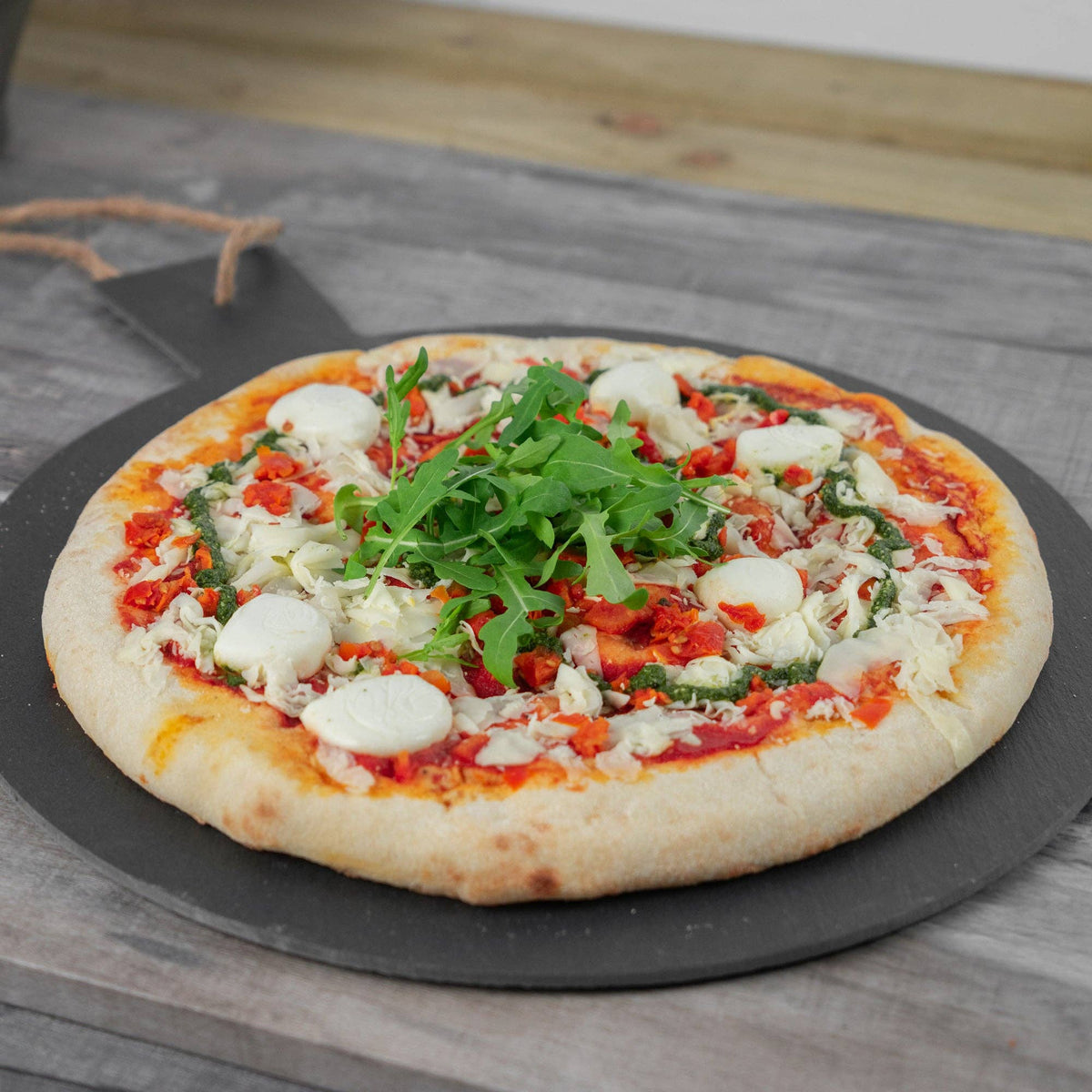 Round Slate Serving Board with Handle – Personalised or Blank