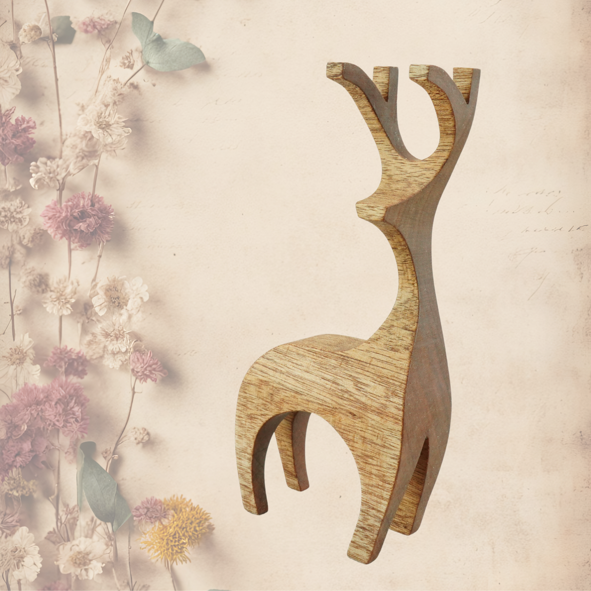 Medium Handcrafted Reindeer 018