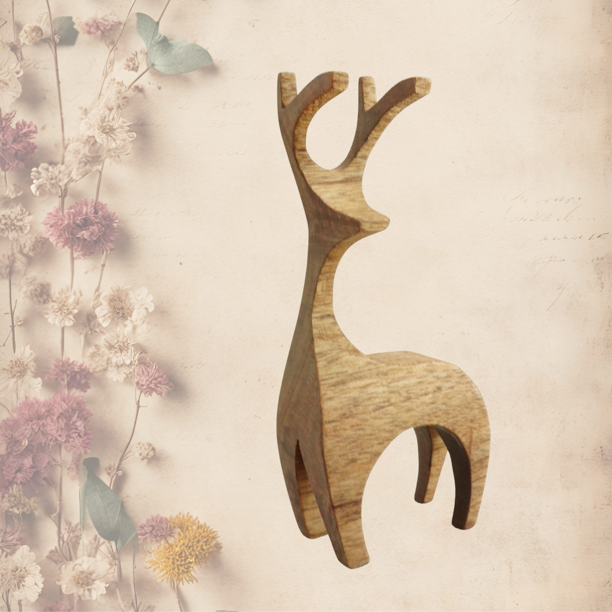 Medium Handcrafted Reindeer 016