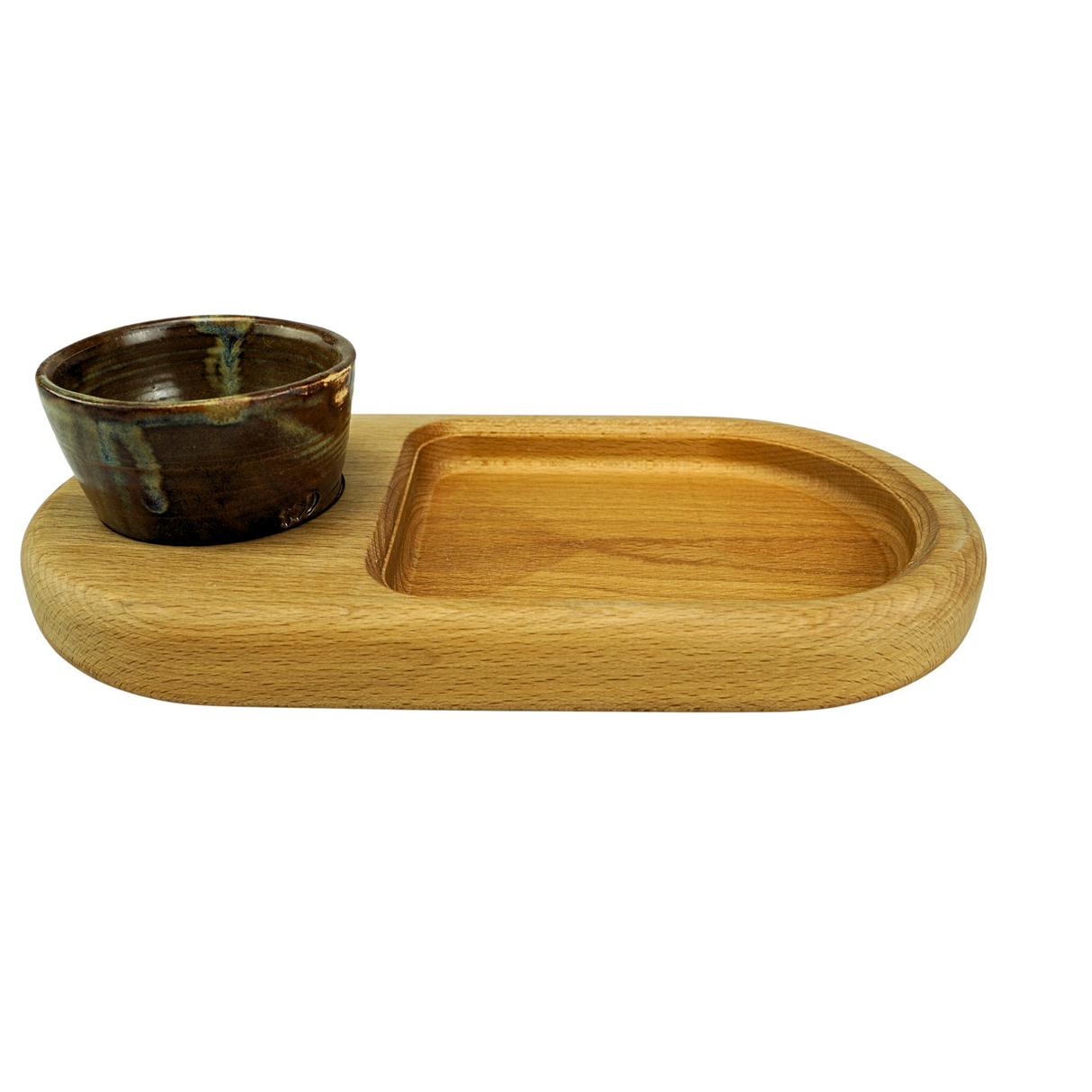Oak recess with Dipping Pot