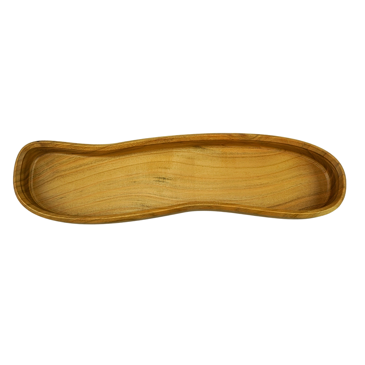 Wavy Light Oak Tray
