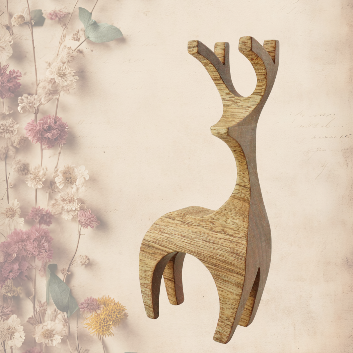 Medium Handcrafted Reindeer 014