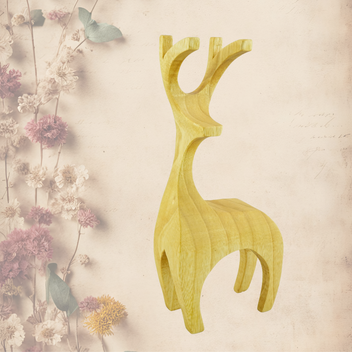 Medium Handcrafted Reindeer 015