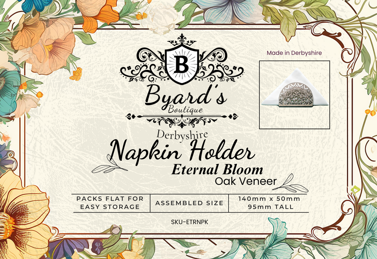 Napkin Holder Mandala Eternal Bloom