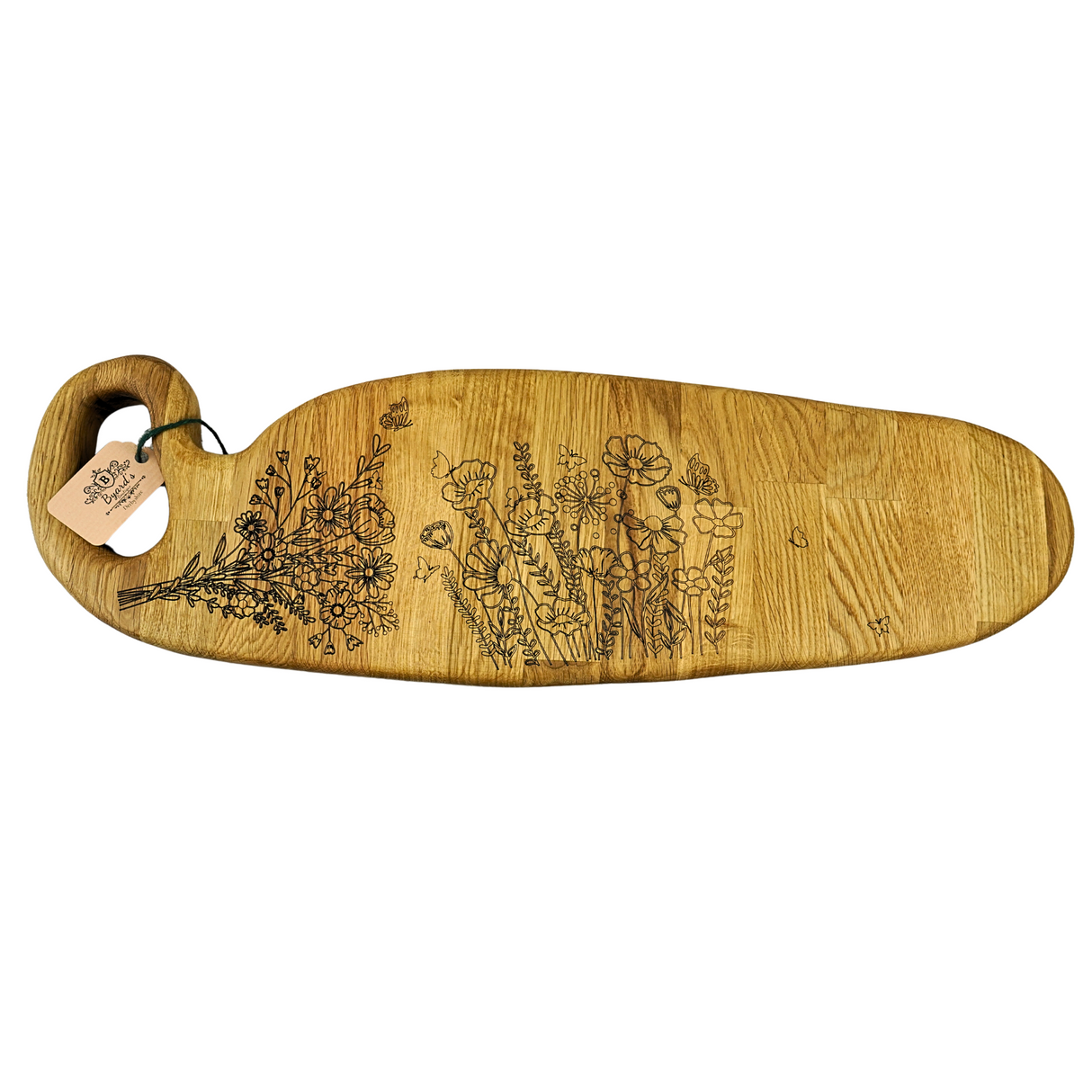 Chopping Board with Flower Details