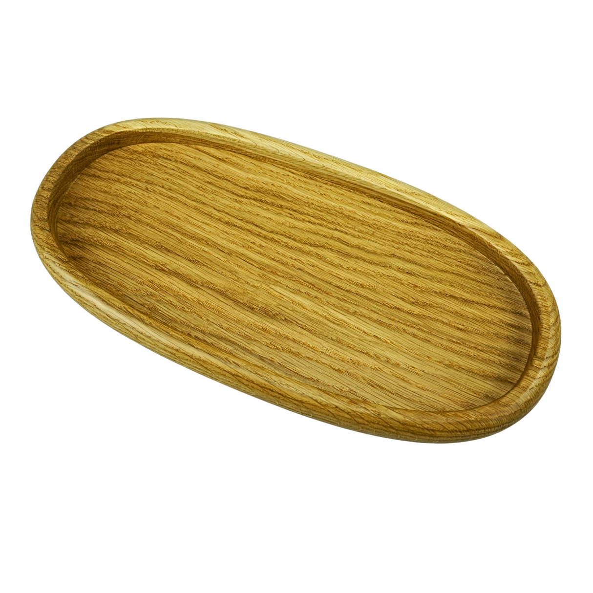 Oval Light Oak Tray