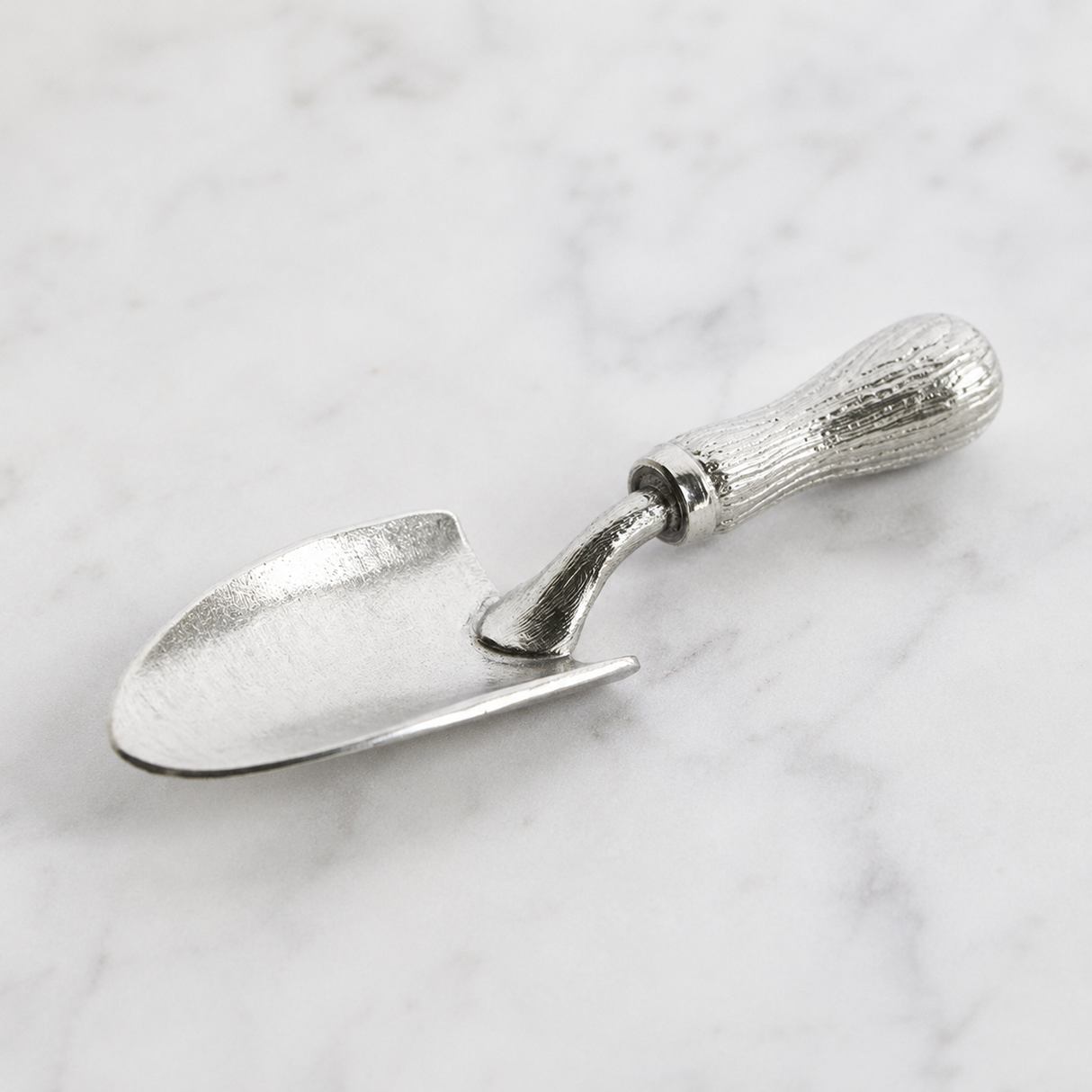 Garden Trowel Pewter Small Sugar Spoon