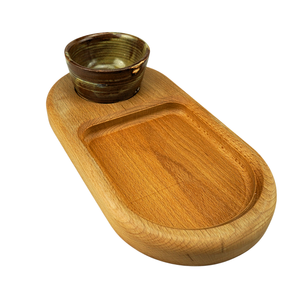 Oak recess with Dipping Pot