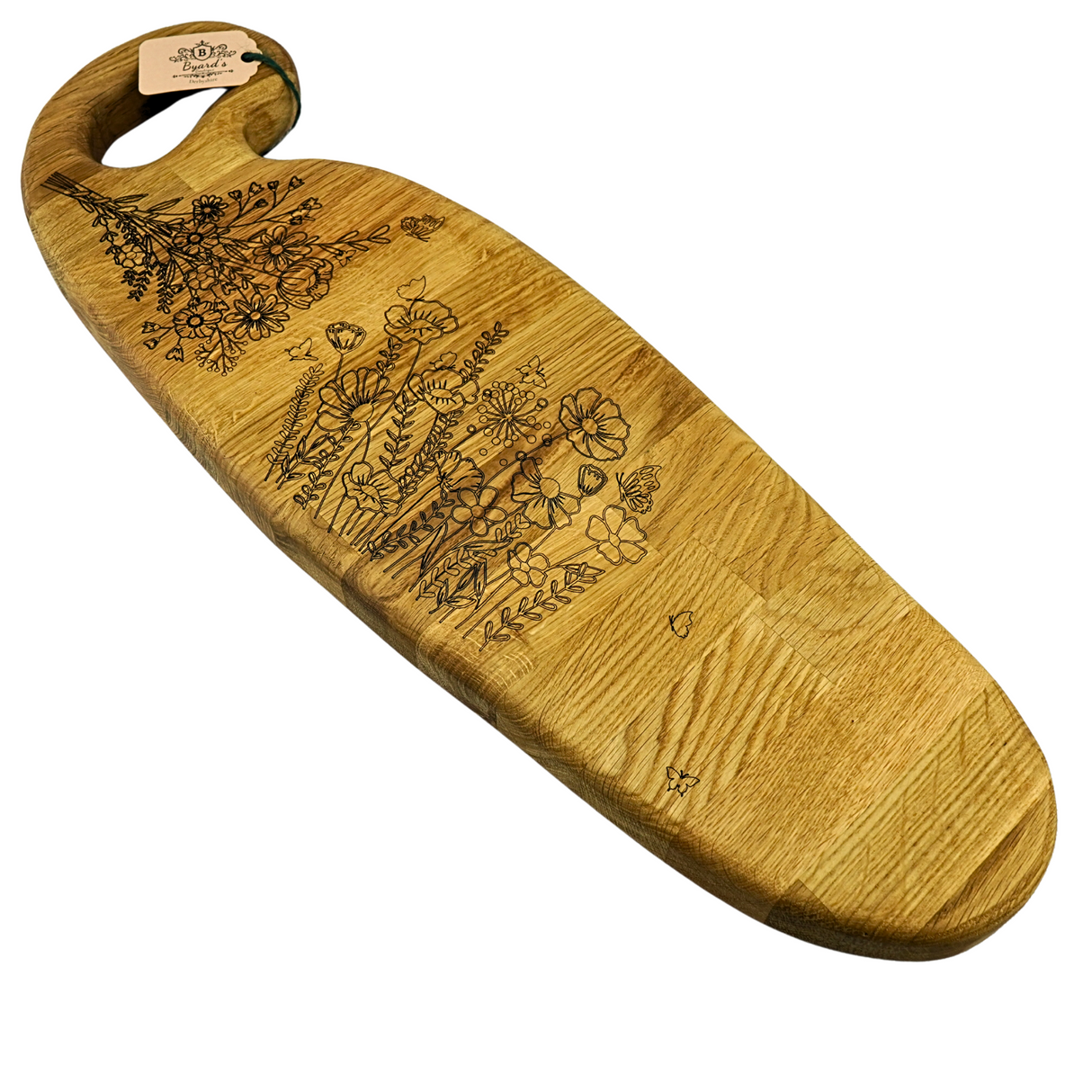 Chopping Board with Flower Details