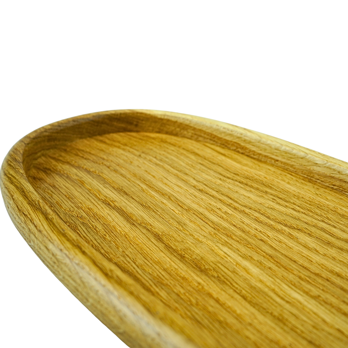 Oval Light Oak Tray