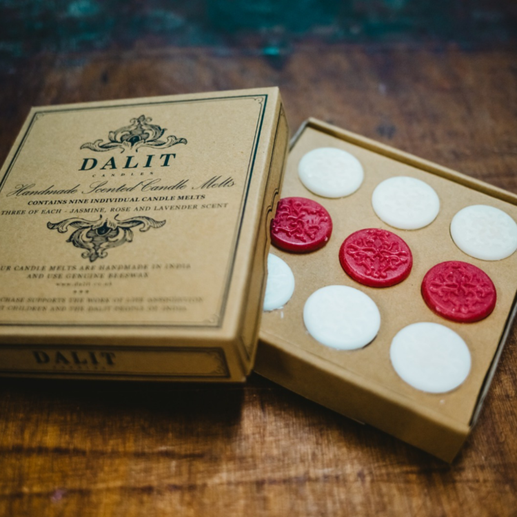 Handmade Rose, Lavender & Jasmine Wax Melts – Set of 9