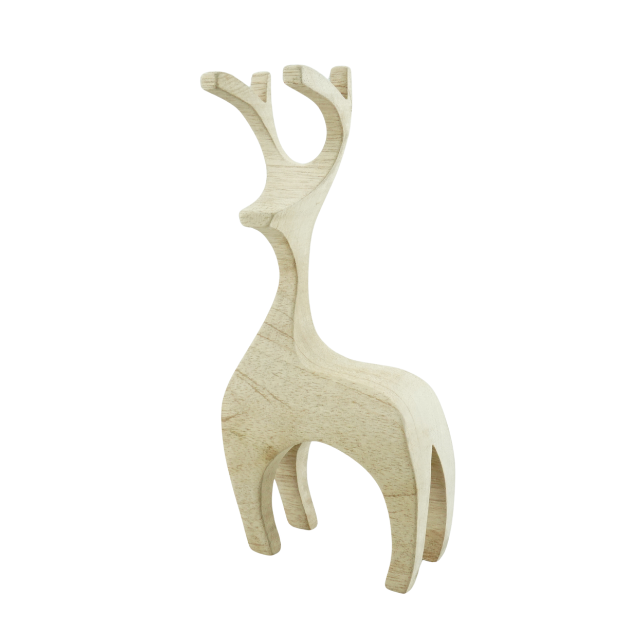 Handcrafted Hardwood Reindeer