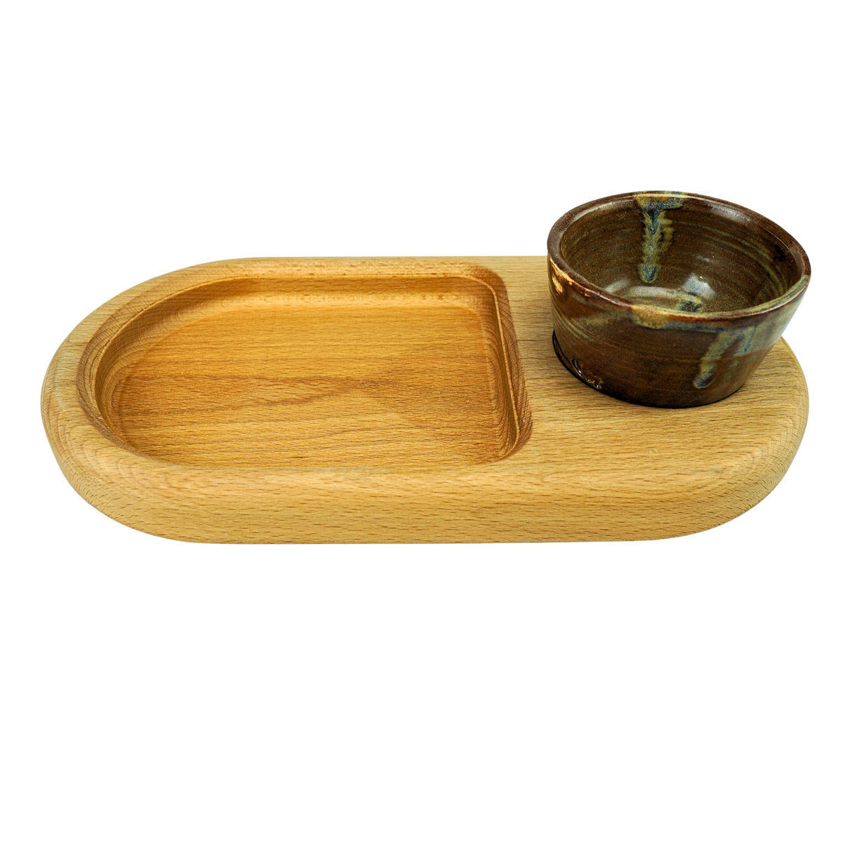 Oak recess with Dipping Pot