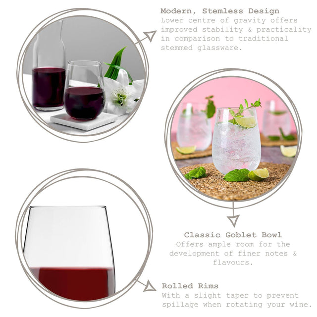 Nord Stemless Wine Glass – 475ml