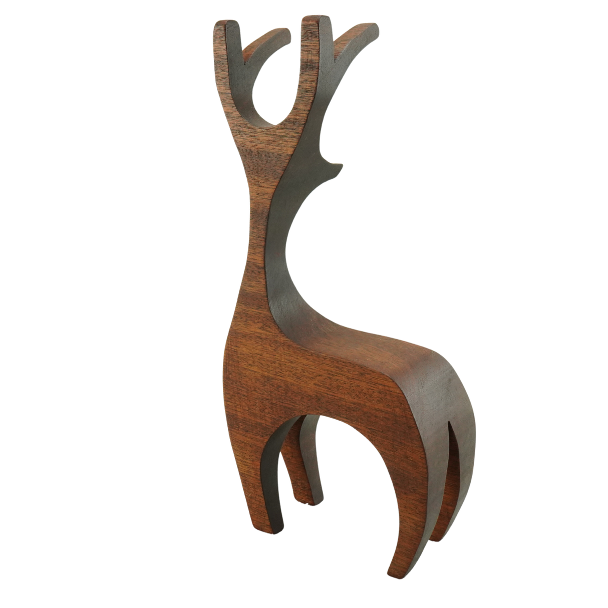 Wooden Reindeer Hardwood Handcrafted