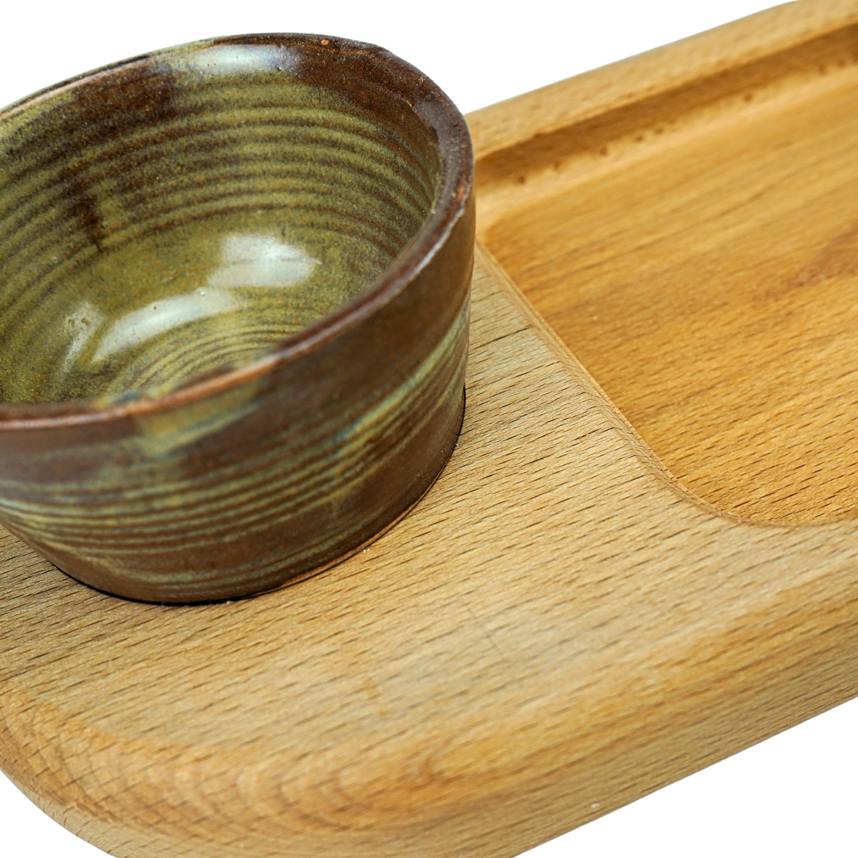 Oak recess with Dipping Pot