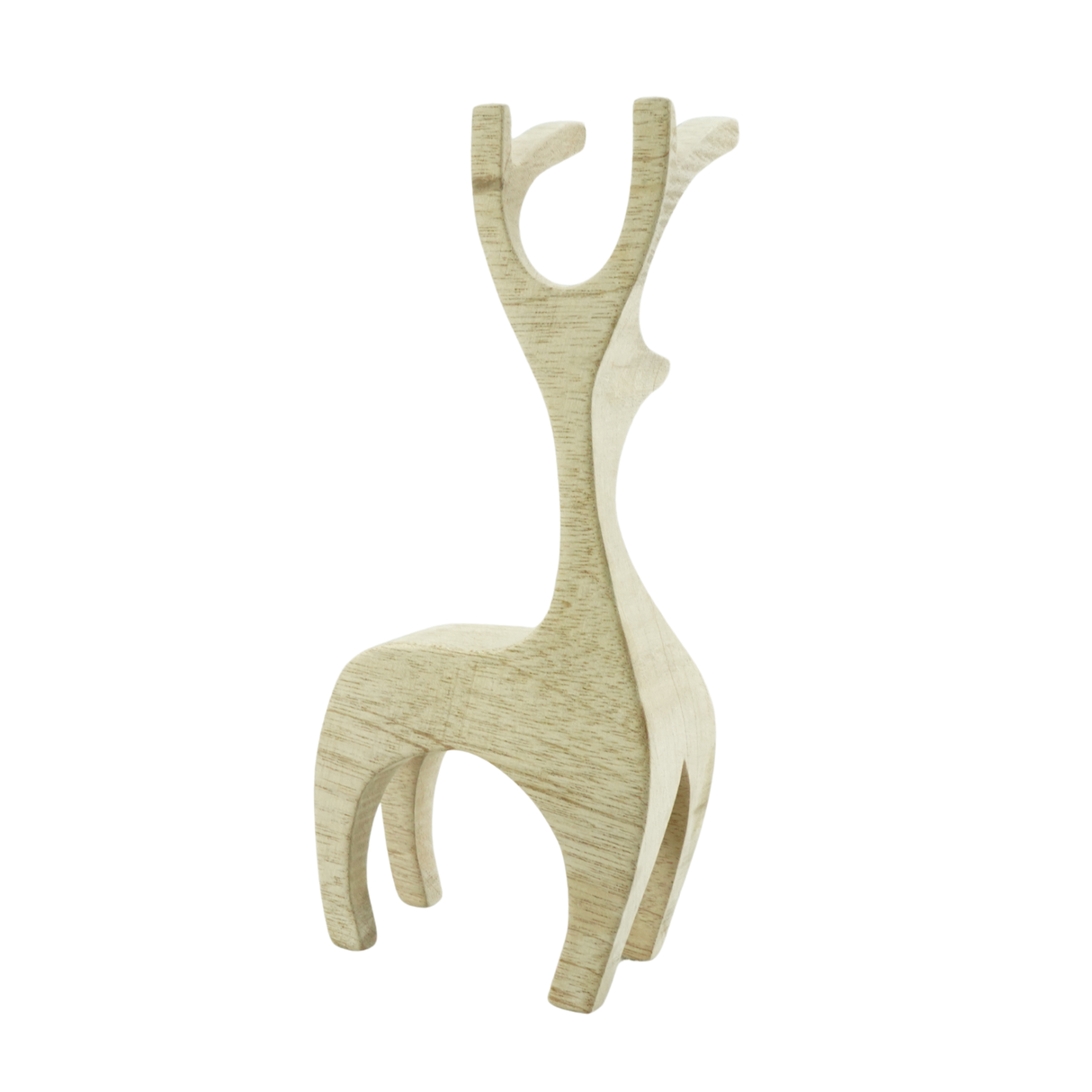 Handcrafted Hardwood Reindeer