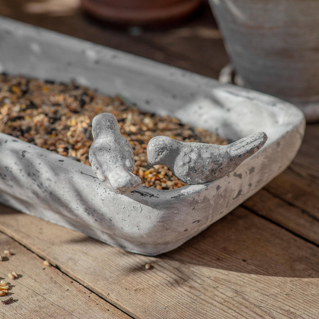 Birkdale Large Rectangular Stone Bird Feeder