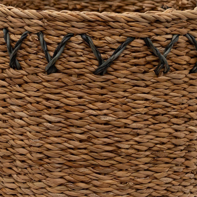 Haora Seagrass Storage Baskets with Tapered Base – Set of 3