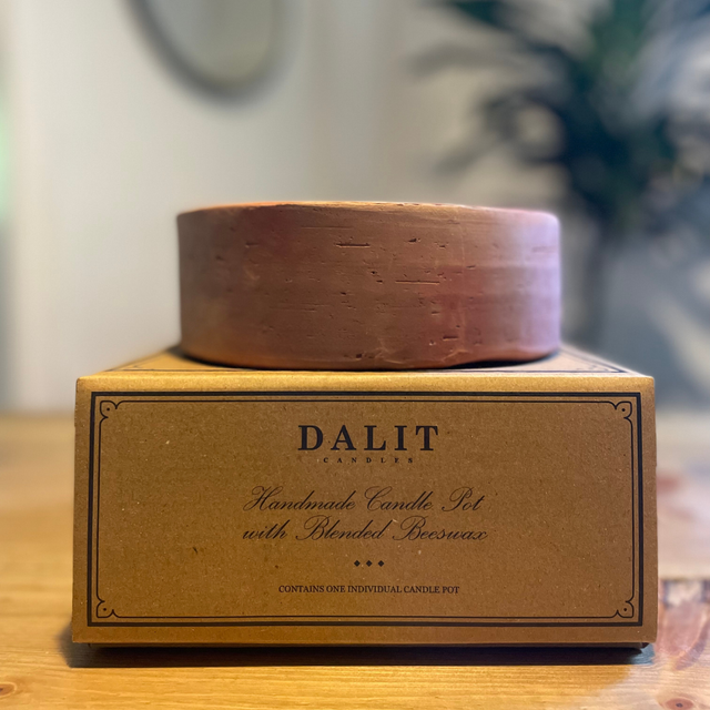 Coconut 3 Wick Terracotta Candle | Alok Handmade Candle