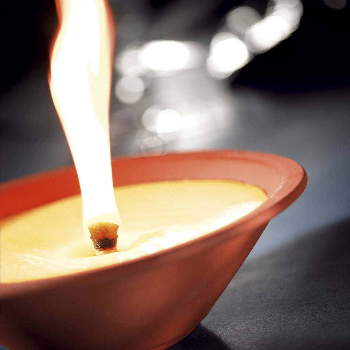 Outdoor Citronella Terracotta Candle Dish