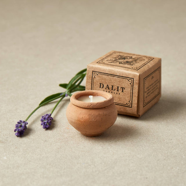 Handmade Terracotta Tealight Candle | Rahul Beeswax Candle