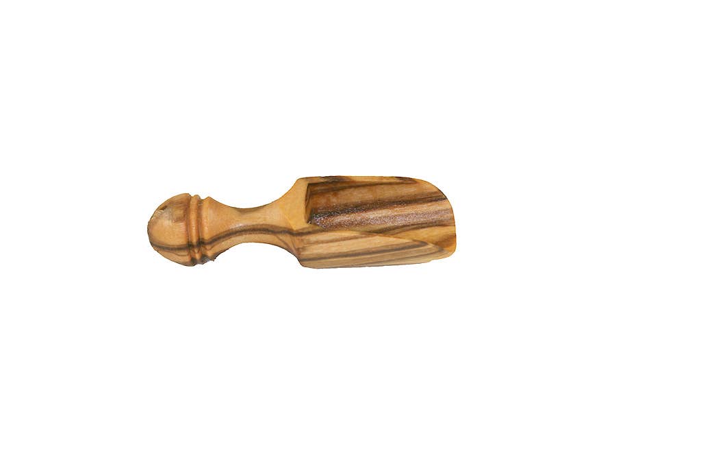 Wooden salt spoon
