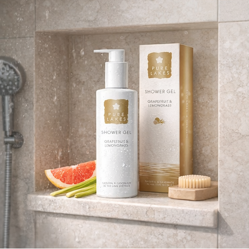 Pure Lakes Grapefruit & Lemongrass Shower Gel