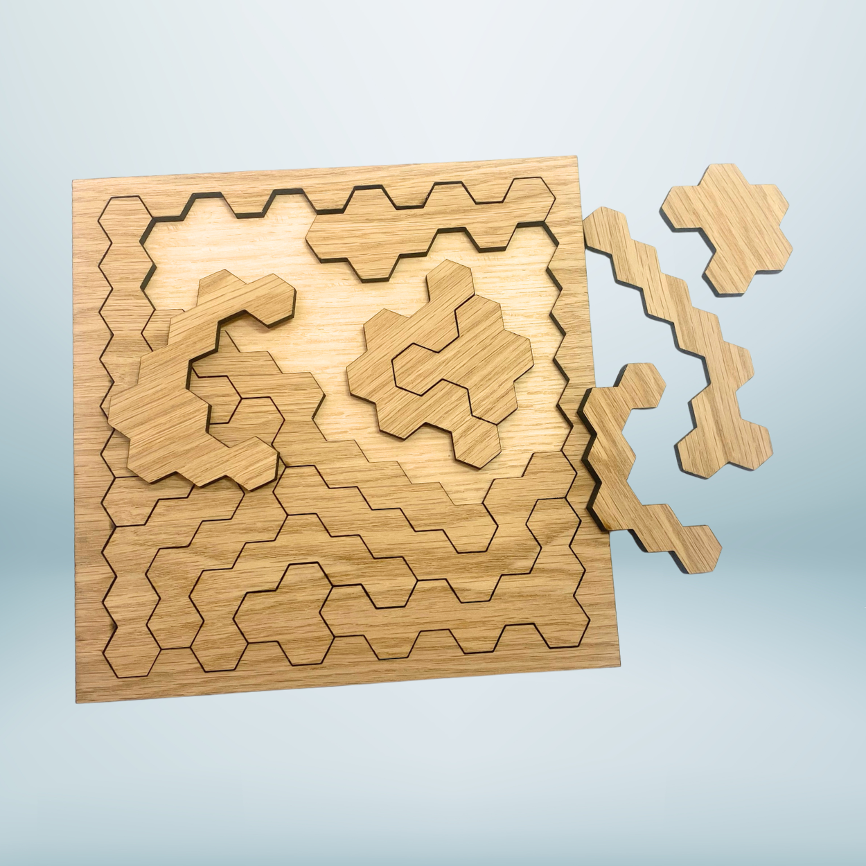 Tessellation-Herausforderungspuzzle: „Hard Hex Edition“