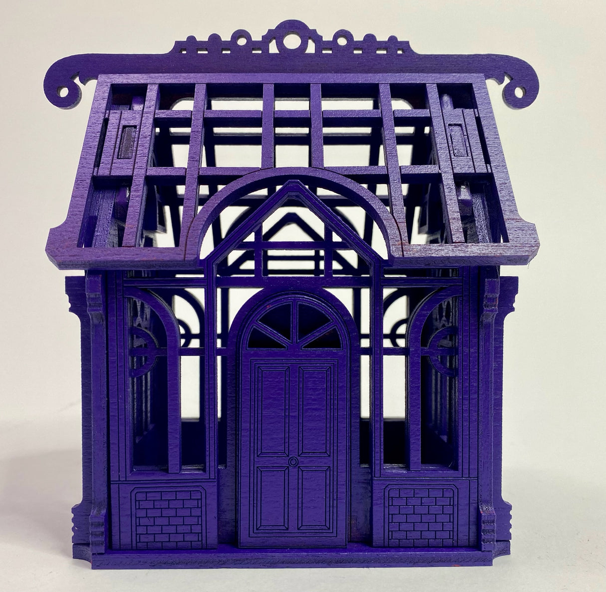 Petite Victorian Greenhouse Box "Purple Edition"