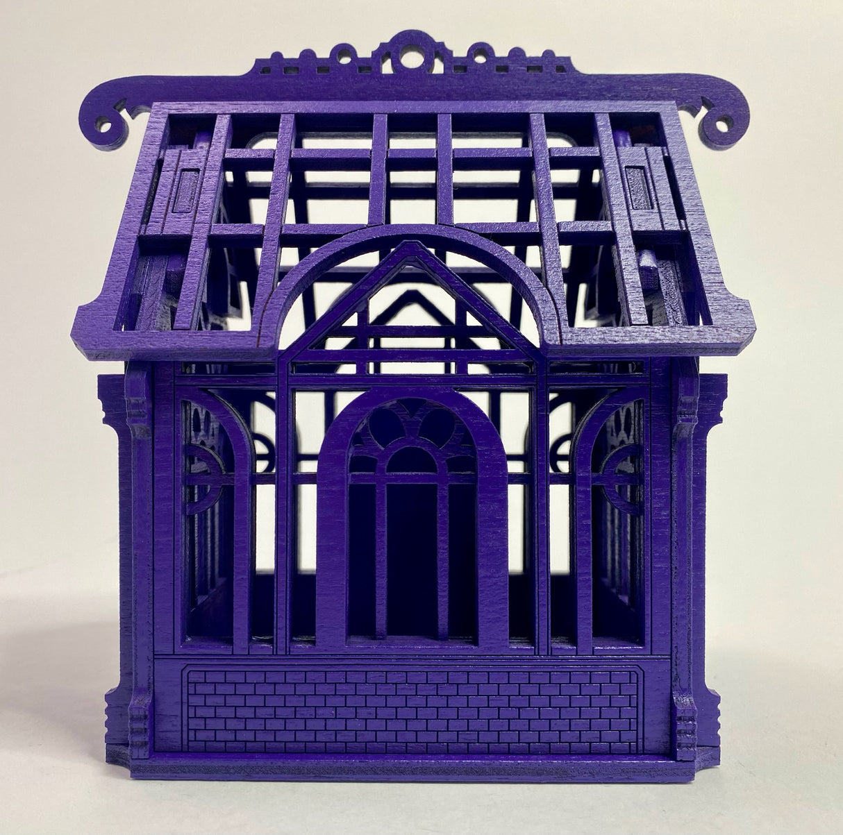 Petite Victorian Greenhouse Box "Purple Edition"
