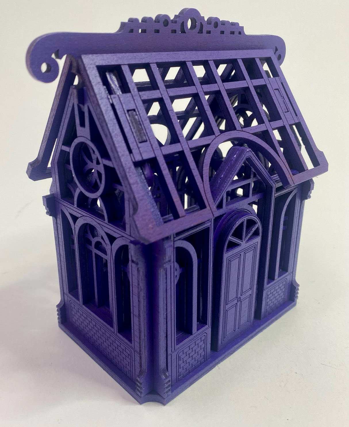 Petite Victorian Greenhouse Box "Purple Edition"