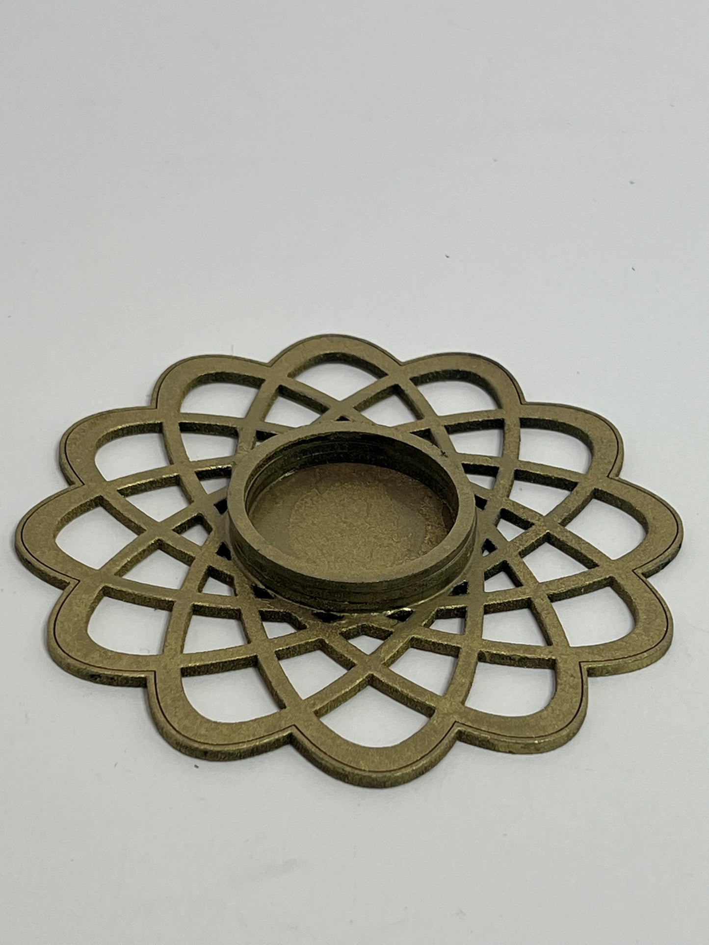 "Glow in the Round" Circular LED Tea Light Holder Pair