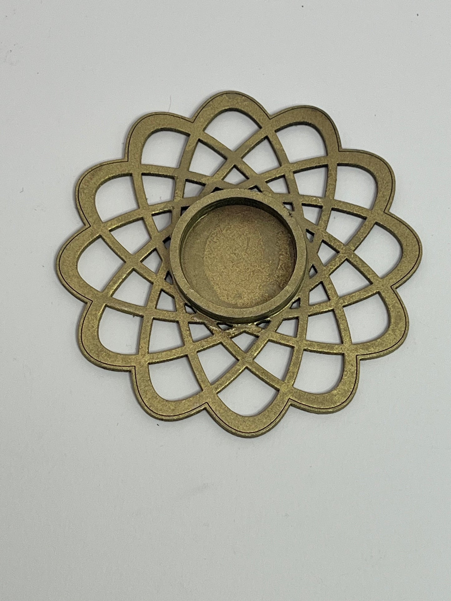 "Glow in the Round" Circular LED Tea Light Holder Pair