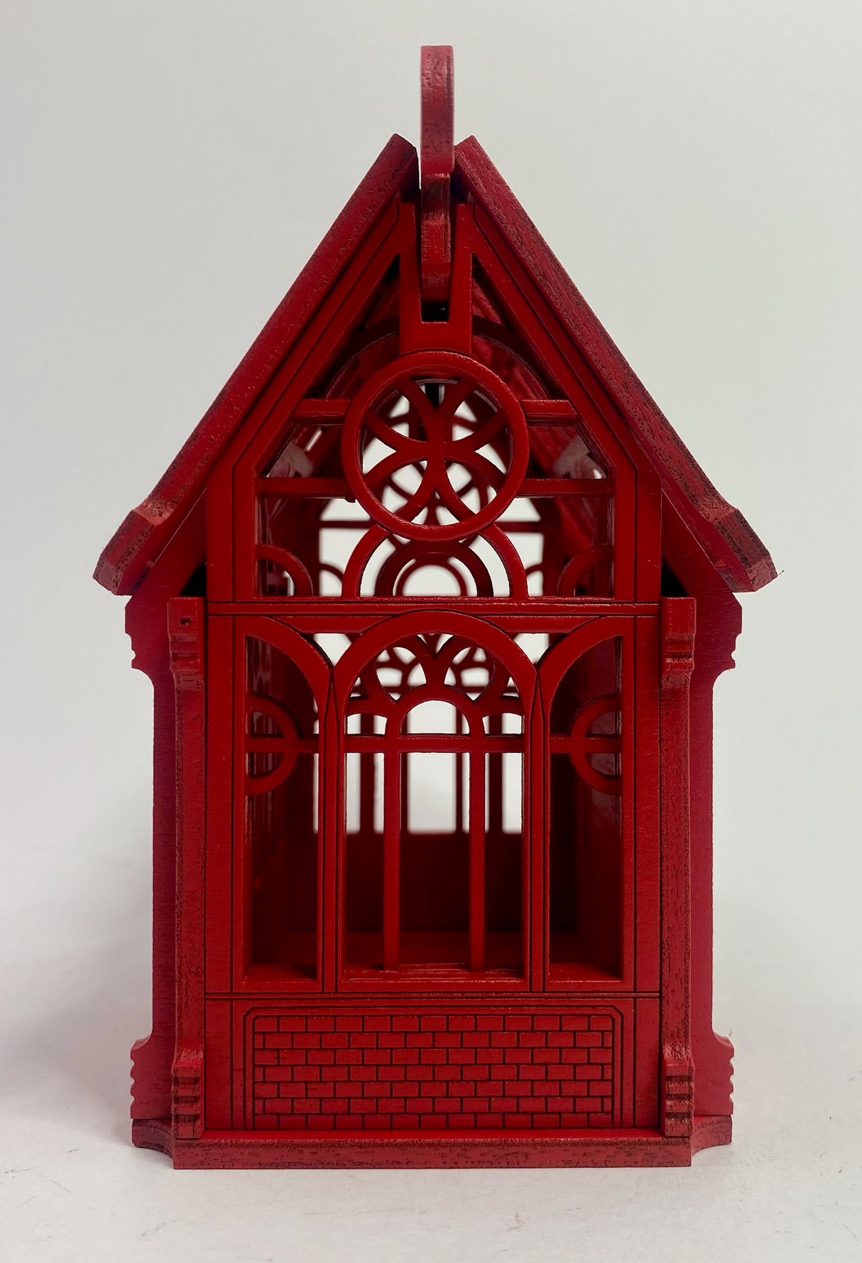 Petite Victorian Greenhouse Box "Red Edition"