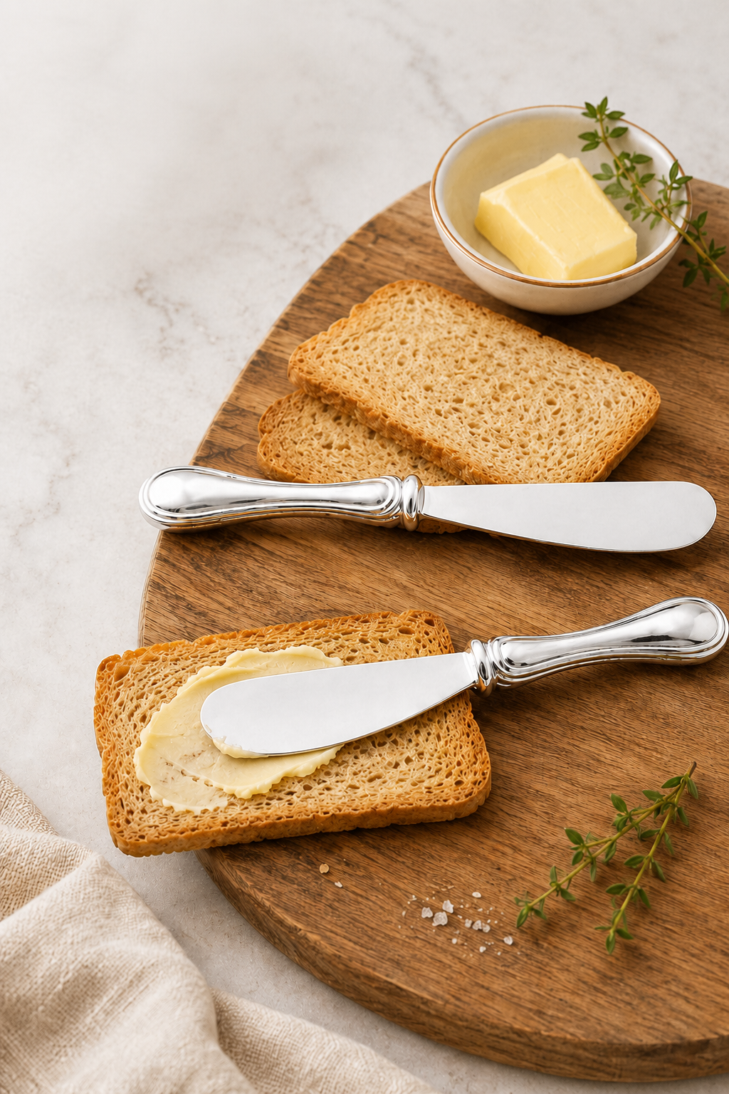 Italia Silverplated Butter Spreaders – Pair
