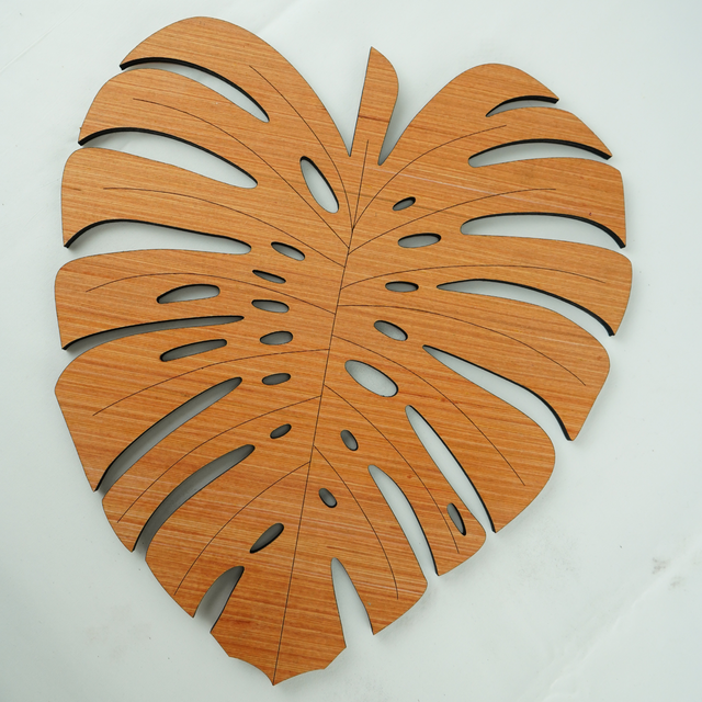Leaf Design Coasters - set of 4