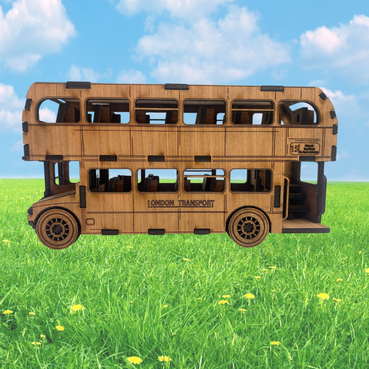 Londoner Bus-Modellbausatz