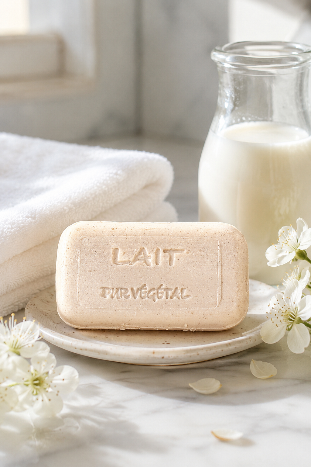 Milk handmade French soap bar 100g
