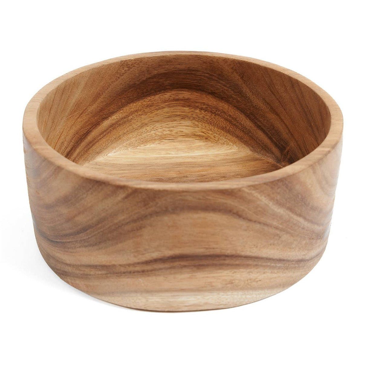 Natural Wood Salad & Serving Bowl – 20cm