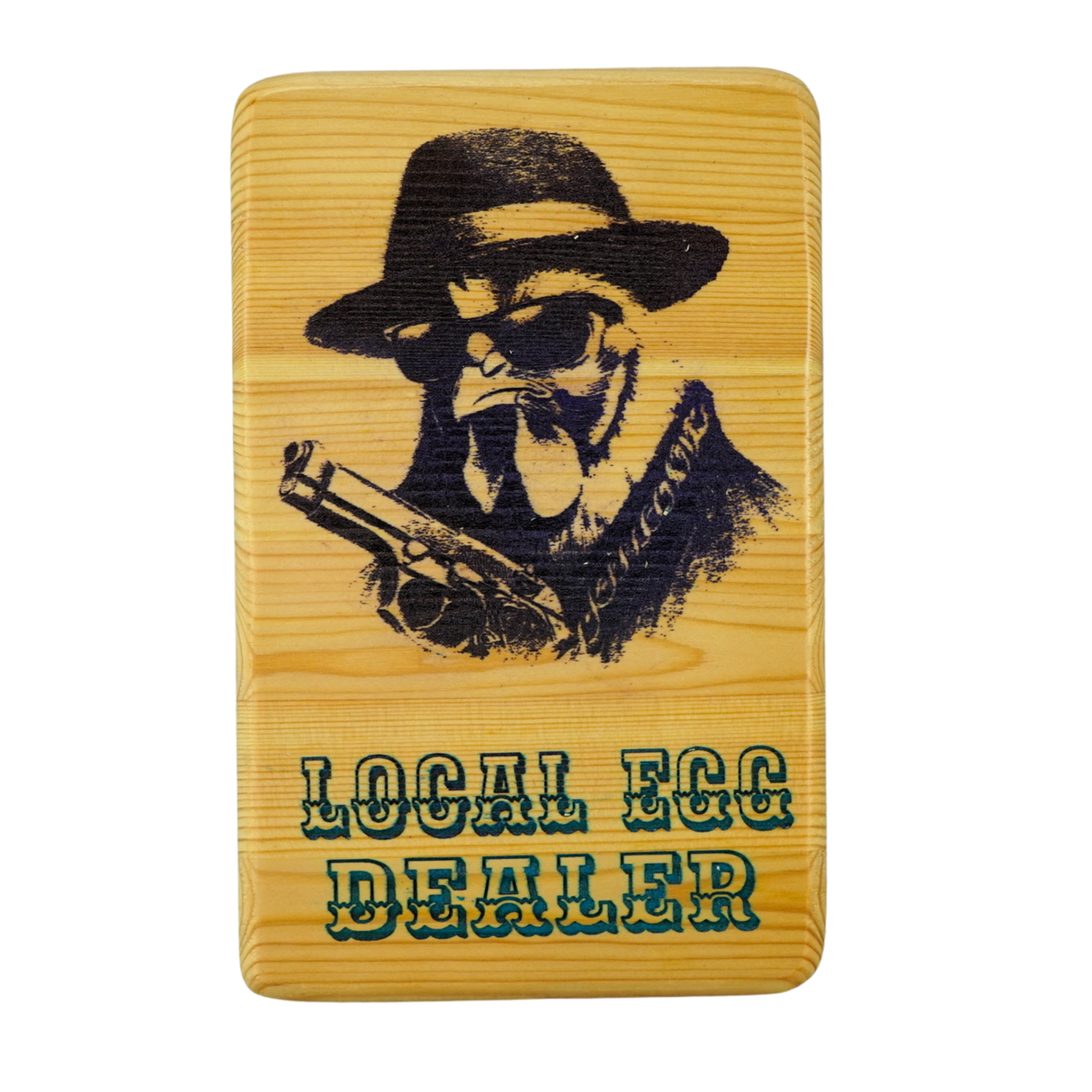 Local Egg Dealer (painted) - Wooden Sign