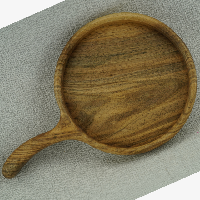 Large Walnut Serving Pan 001