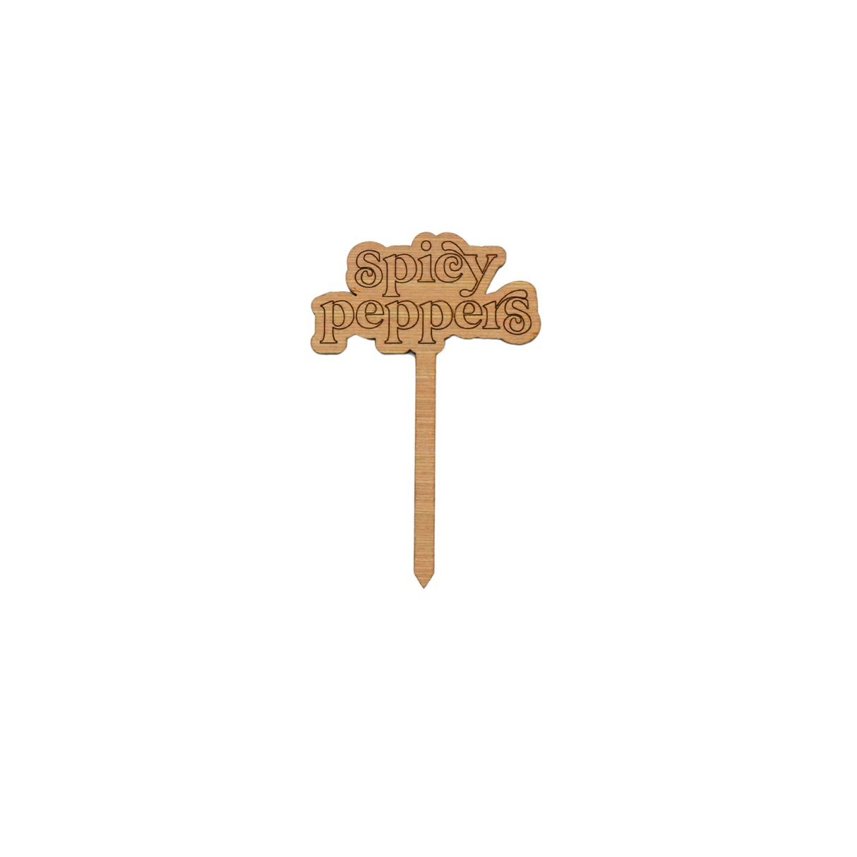 Wooden Garden Markers: Bubble Edition (set of 29)
