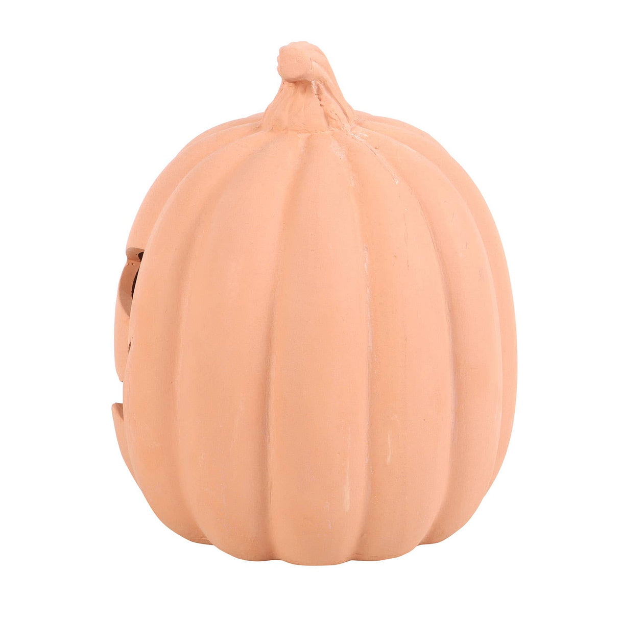Small Terracotta Halloween Pumpkin Decoration – 15cm