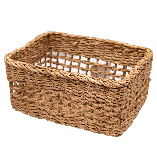 Dharla Handwoven Seagrass Storage Baskets – Set of 3